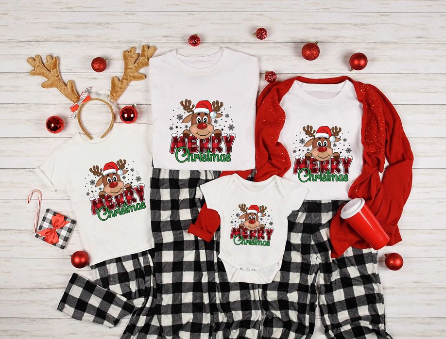 Коледни тениски за цялото семейство