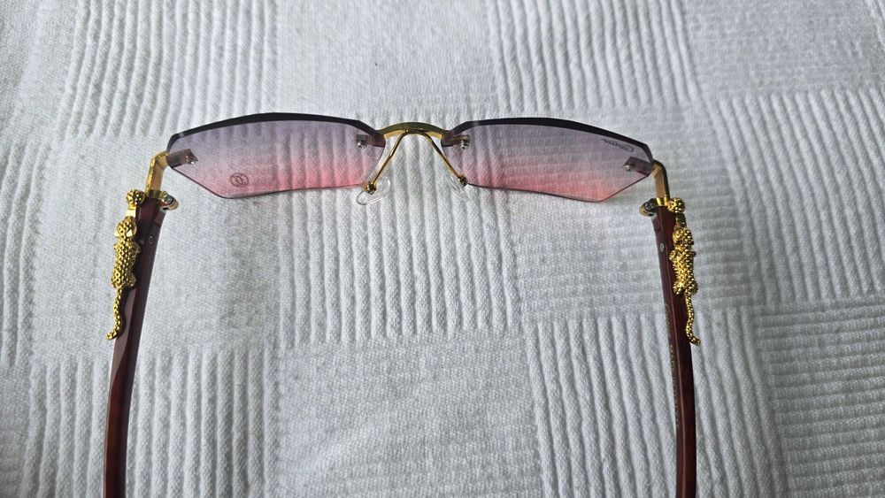 Ochelari de soare Cartier roz