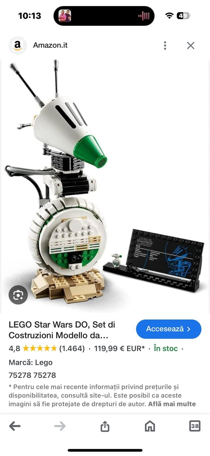 Lego tehnic star wars cratis speed