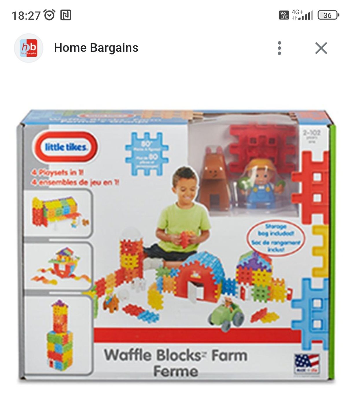 Little Tikes set de construit -Ferma