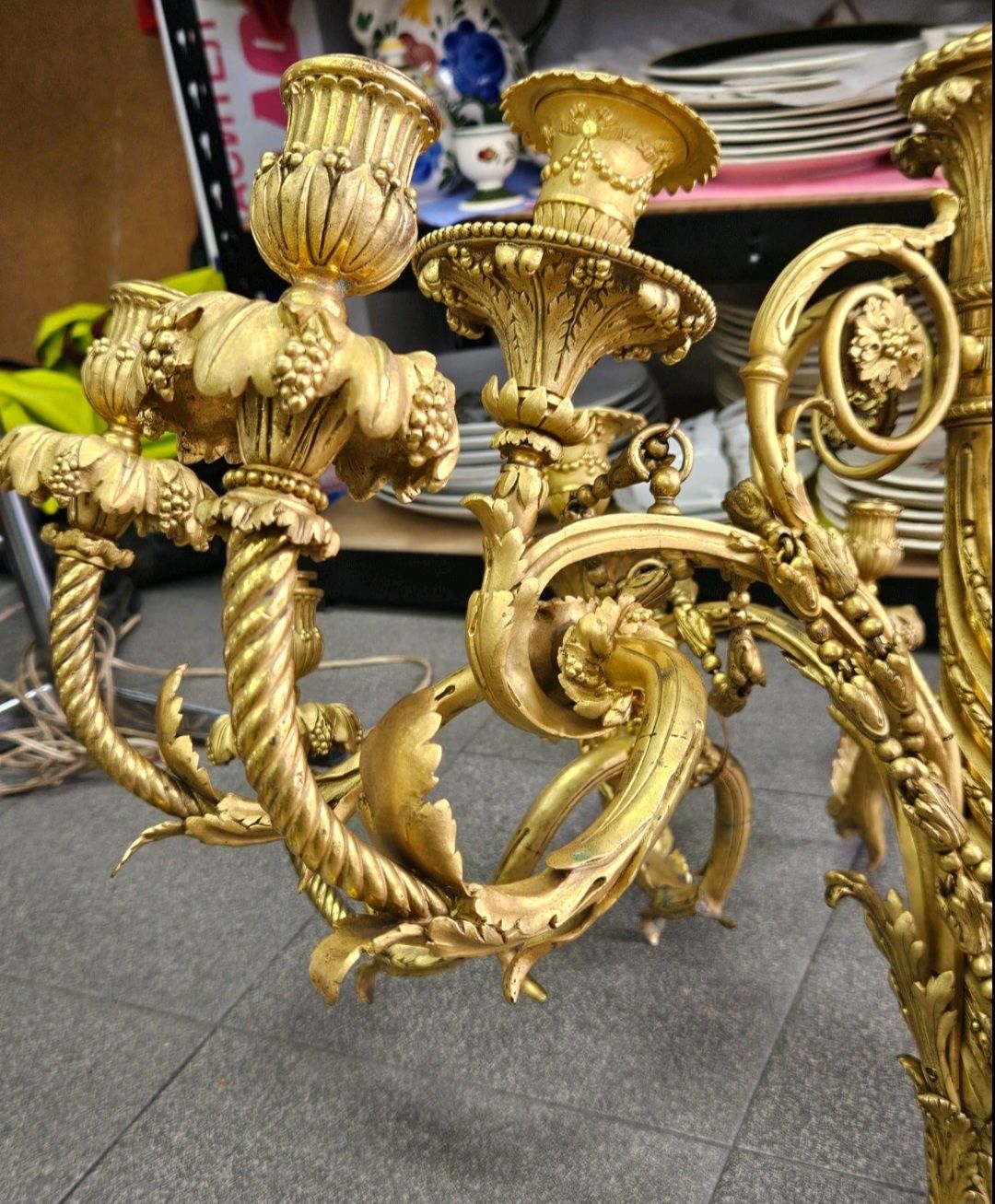 Бронзов полилей френски 1800г.