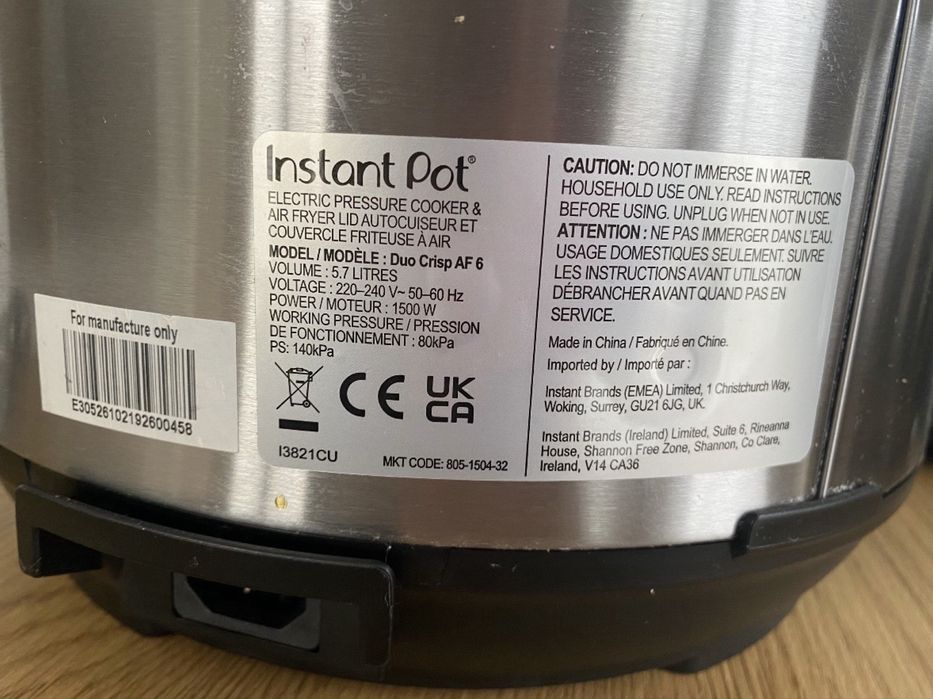 Instant pot Duo 5.7l