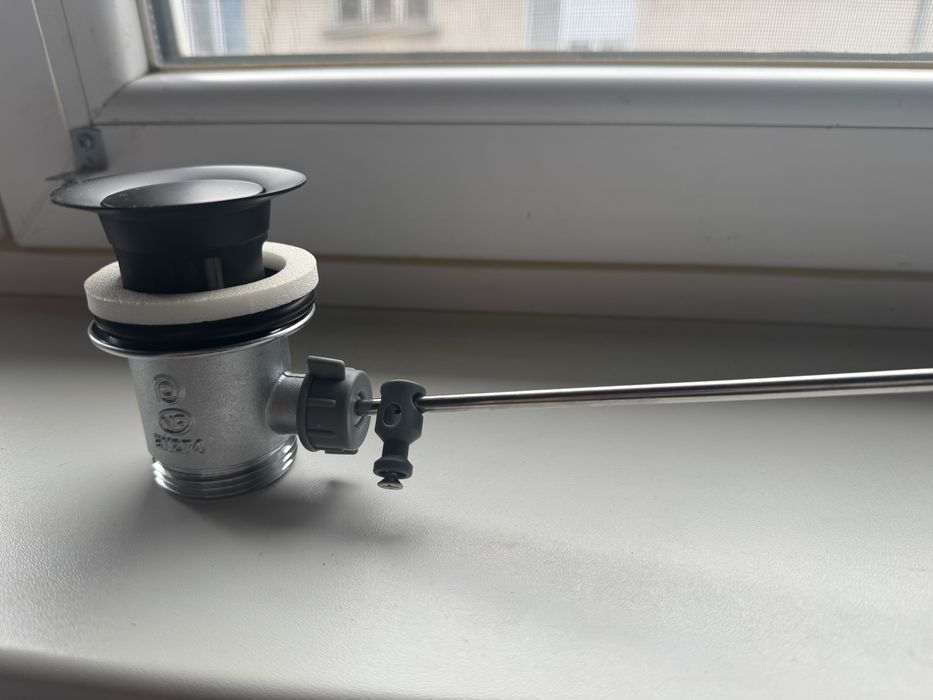 Сифон на chrome черен мат