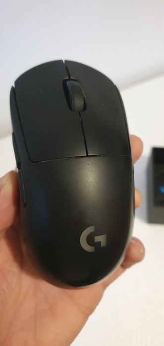 Mouse gaming wireless Logitech G PRO LightSpeed Hero 16K DPI, Negru