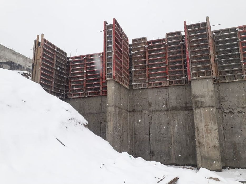 Подпорная стена работа с опалубкой