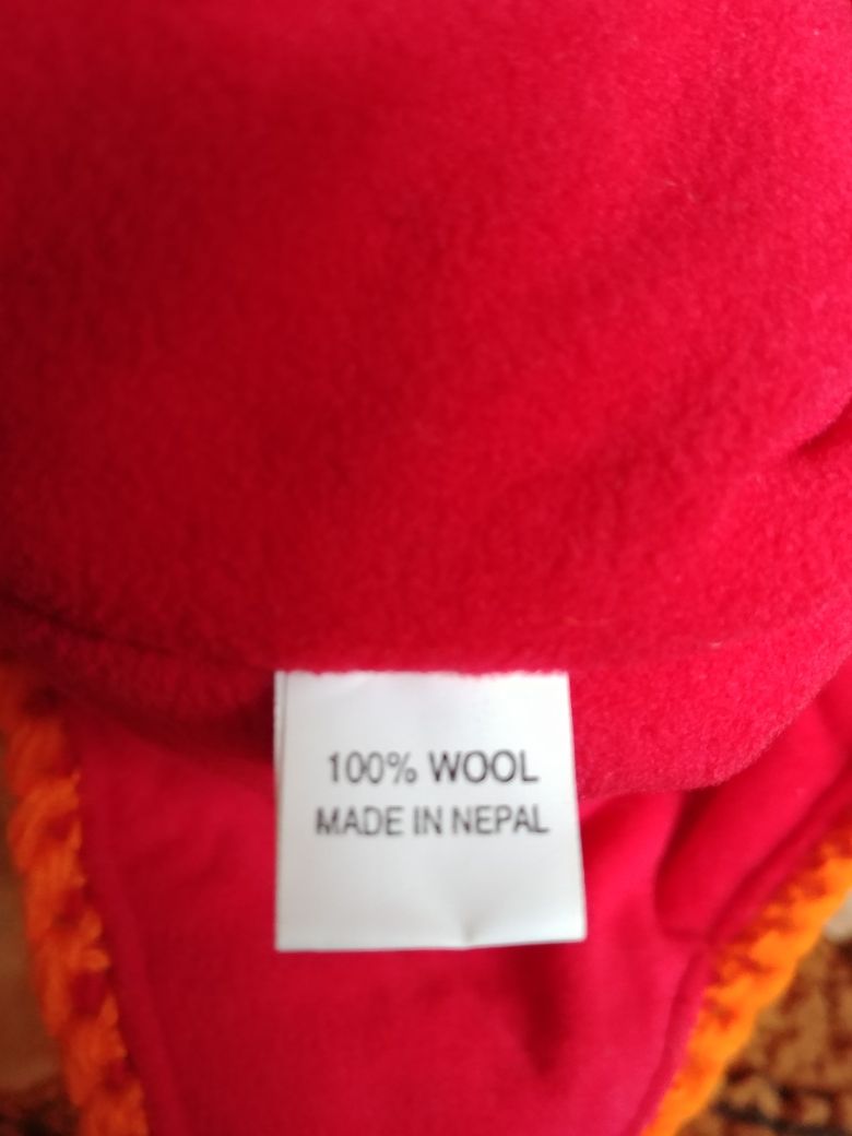 Caciula 100%lana-Nepal-Transport inclus