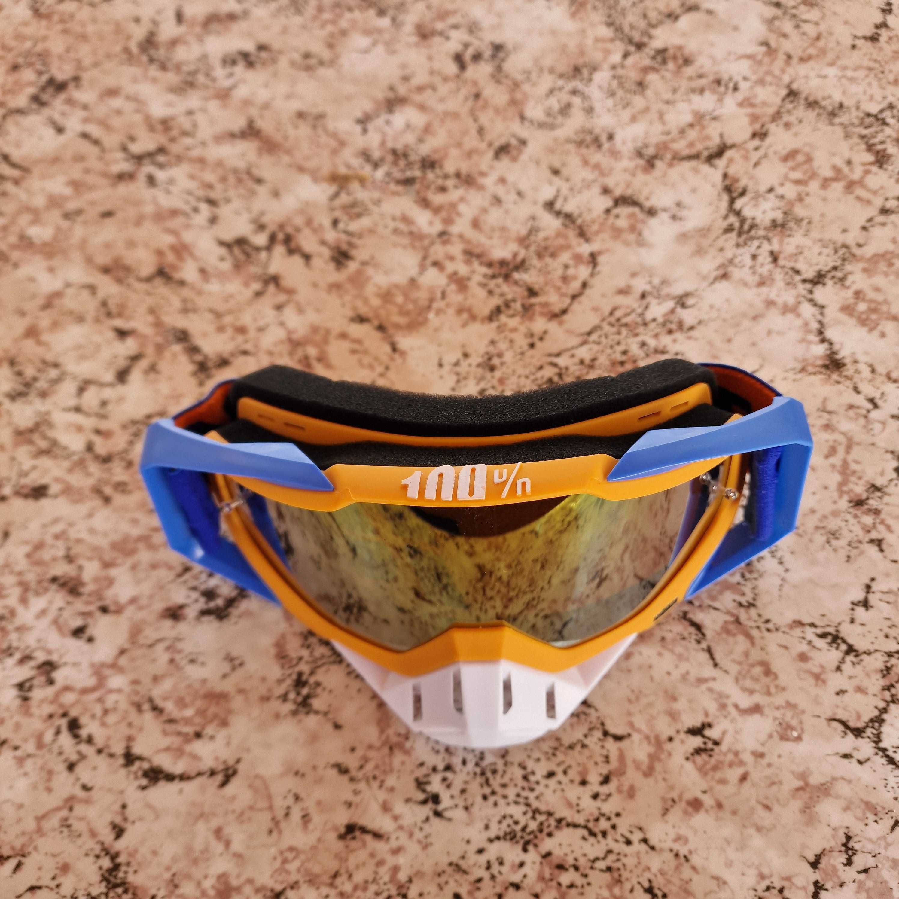 Мотокрос ендуро очила goggles гугълс за каска 100% процента gogles