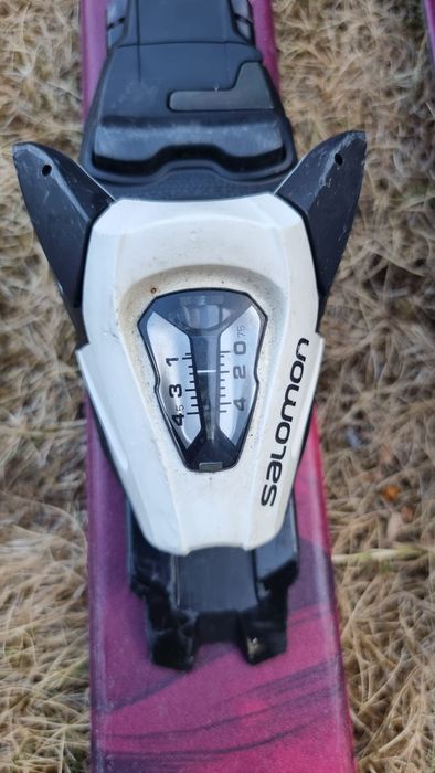 Детски ски Salomon 110см, обувки 21.5, щеки