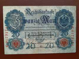 ГЕРМАНИЯ - 20 марок 1910