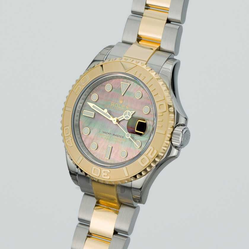 Rolex Yachtmaster Steel & Yellow Gold Tahitian MOP dial 16623
