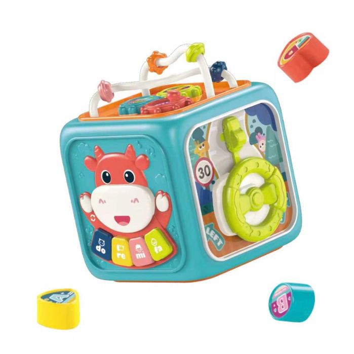 Cub educațional interactiv 6-în-1 pentru copii