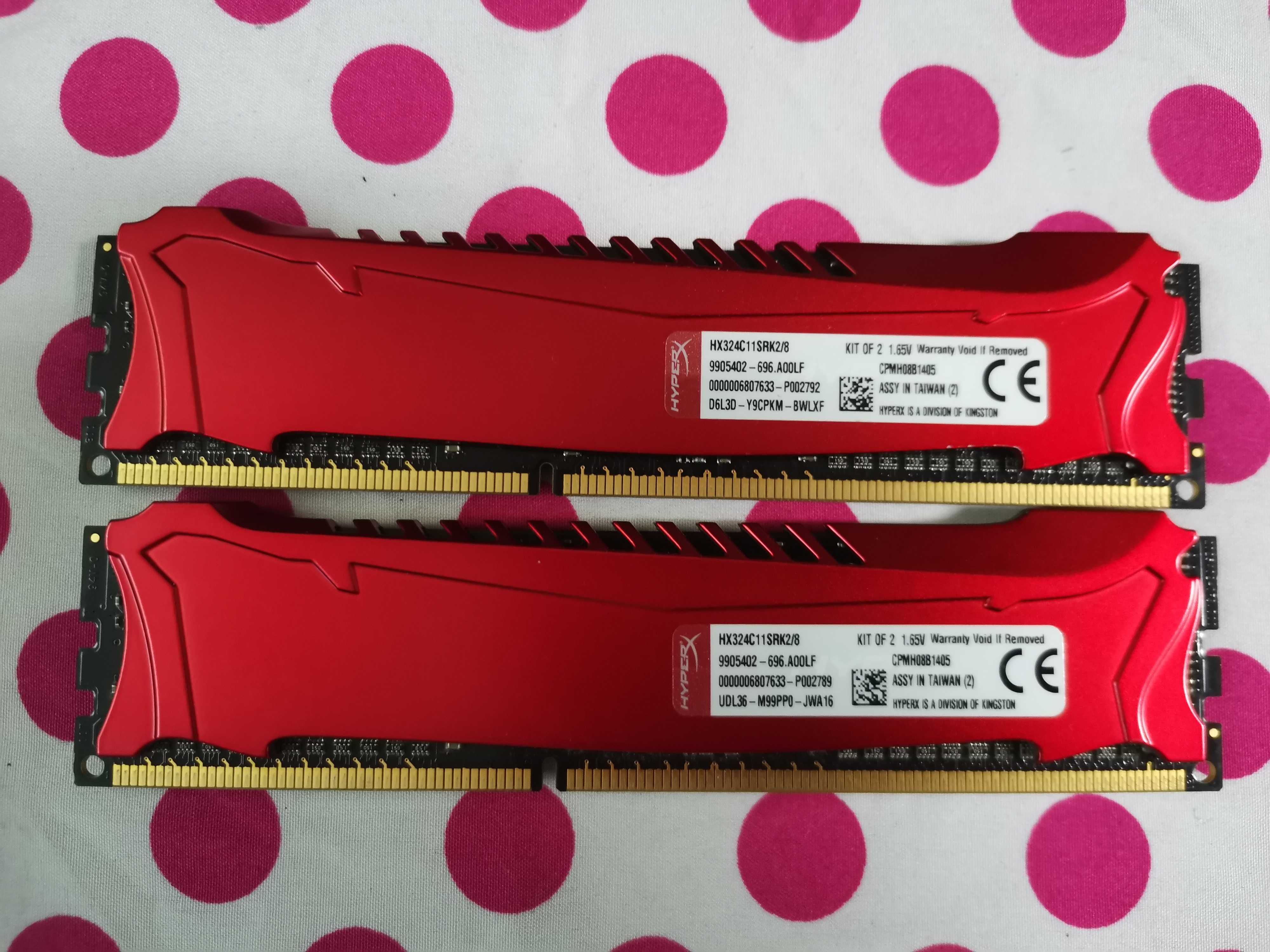 Kit Dual Channel Memorie Ram HyperX Savage 8 GB (2 X 4 GB) 2400Mhz.
