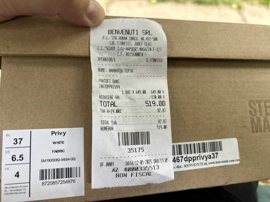 Adidasi Steve Madden  PRIVY WHITE 37