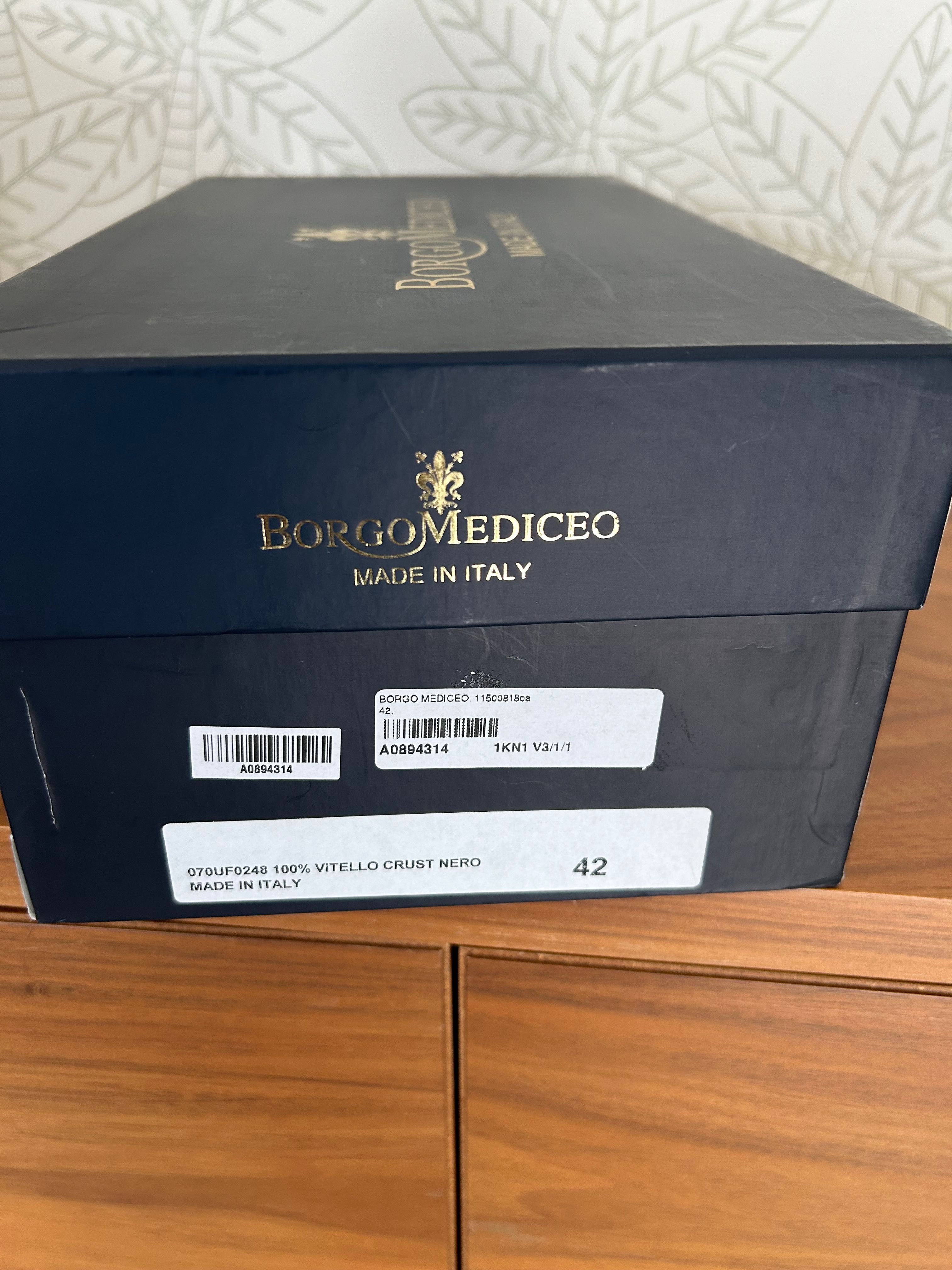 Продавам мъжки италиански обувки  Borgo Mediceo 100% кожа