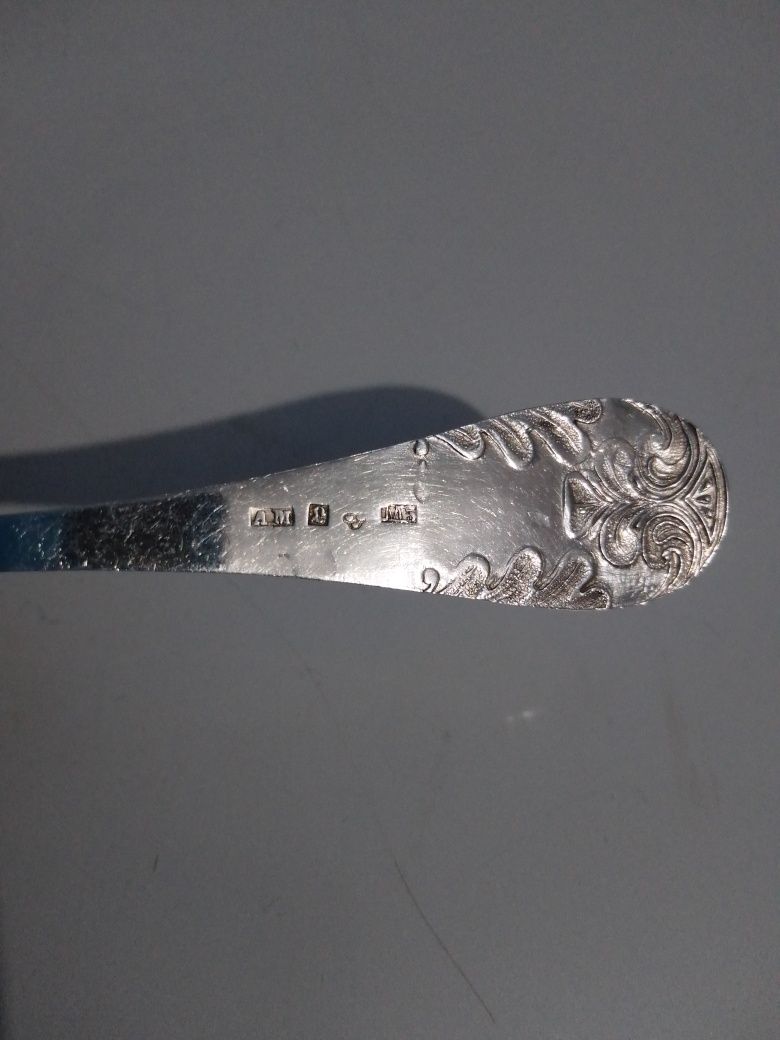 Linguriță argint masiv Suedia 14 cm