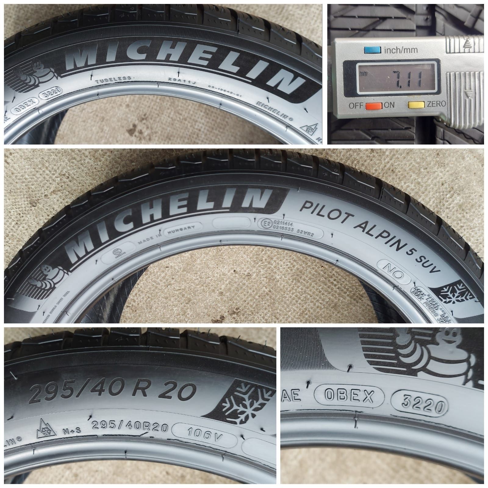O bucată 295/275/265 40 R20 M+S iarnă - una Michelin Pirelli Continent