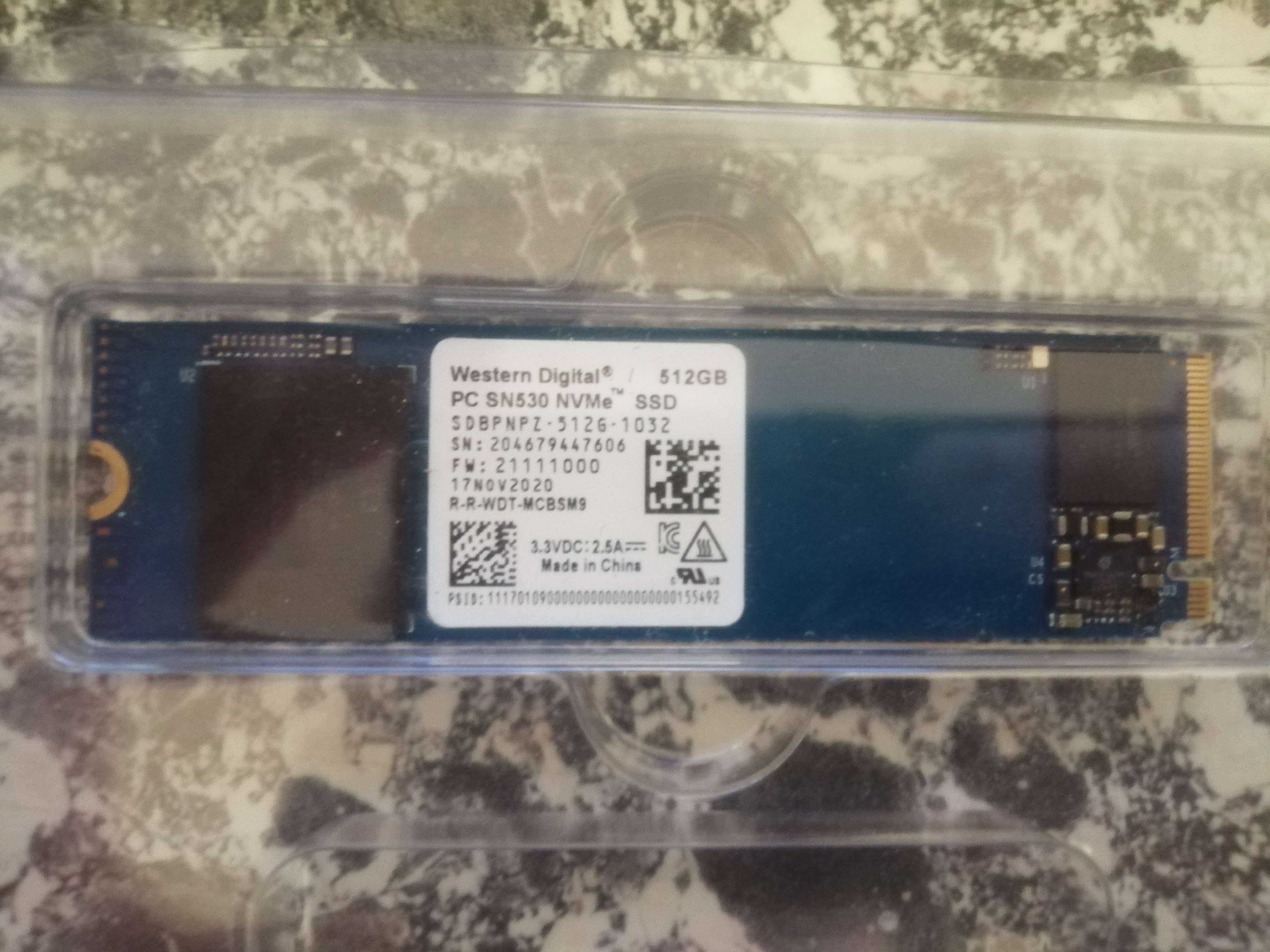 Western Digital PC SN530 NVMe SSD 512GB