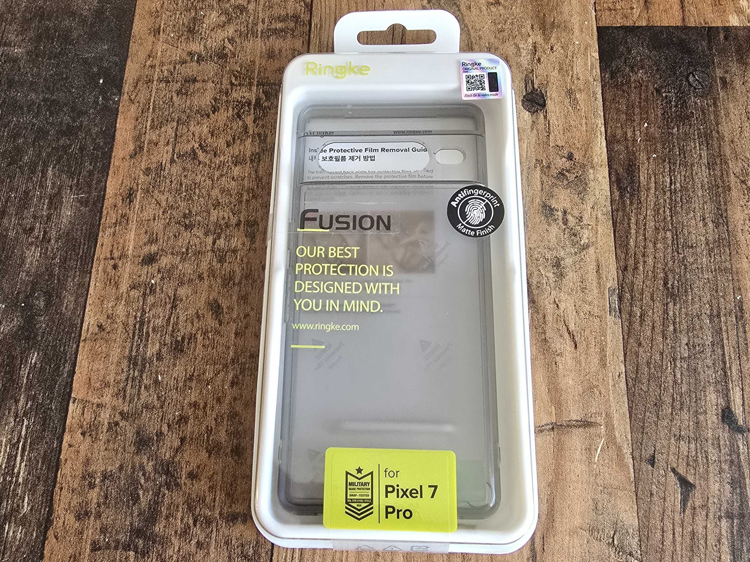 Калъф кейс Ringke Fusion за Google Pixel 7 Pro - Clear Smoked Опушен