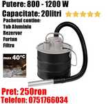 Aspirator Aspirat Curatat Cenusa Semineu Cazan Soba 20L 800-1200w