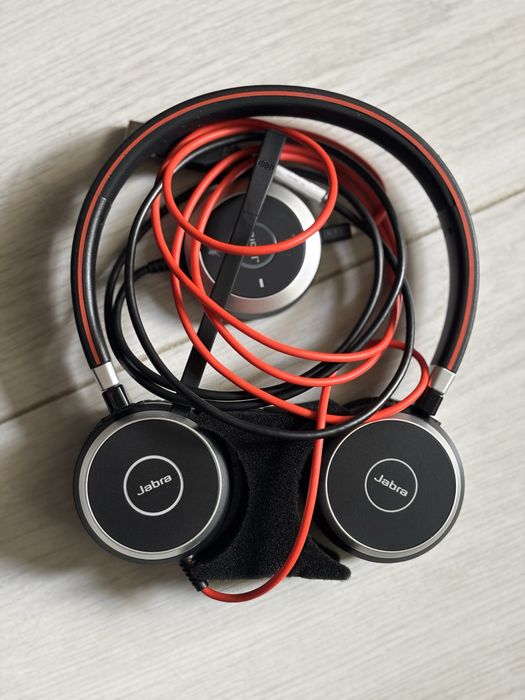 Casti Stereo Jabra Evolve 40, On-Ear, Negru neutilizate