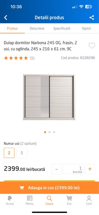 Dulap cu oglinda
