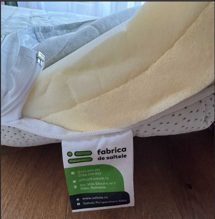 Vand Topper Duo Memory (3+3), Aloe matlasat - 130x200