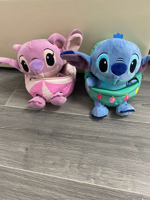 Stitch albastru și stitch roz