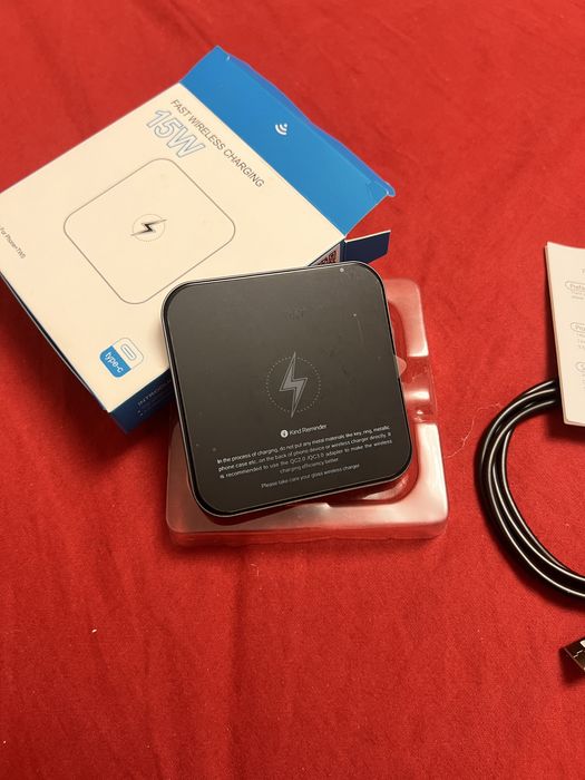 Incarcator wireless 15W fast charging - produs nou