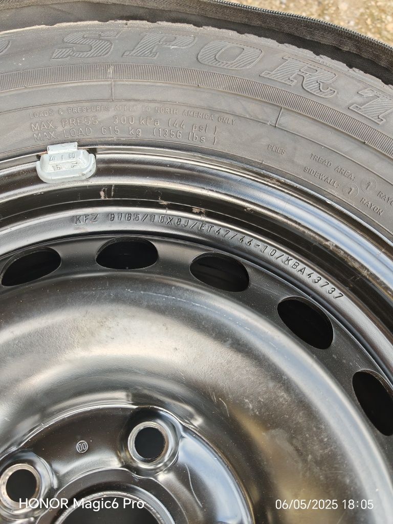 Резервна гума 15-ка 5/112 57.1 seat, audi, vw, др.