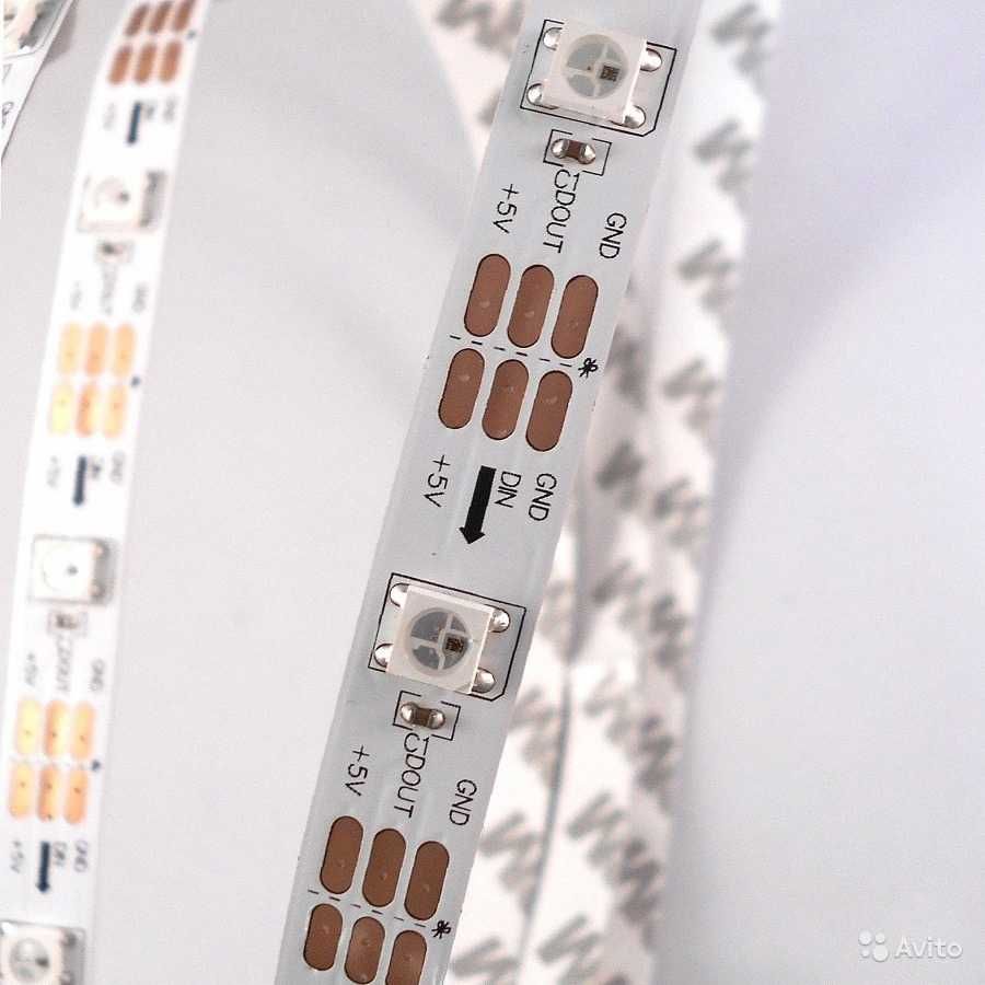 WS2812B RGB Лента пиксeль LED