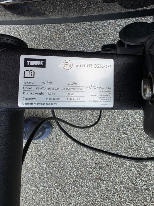 Suport 3 bicicletw Thule