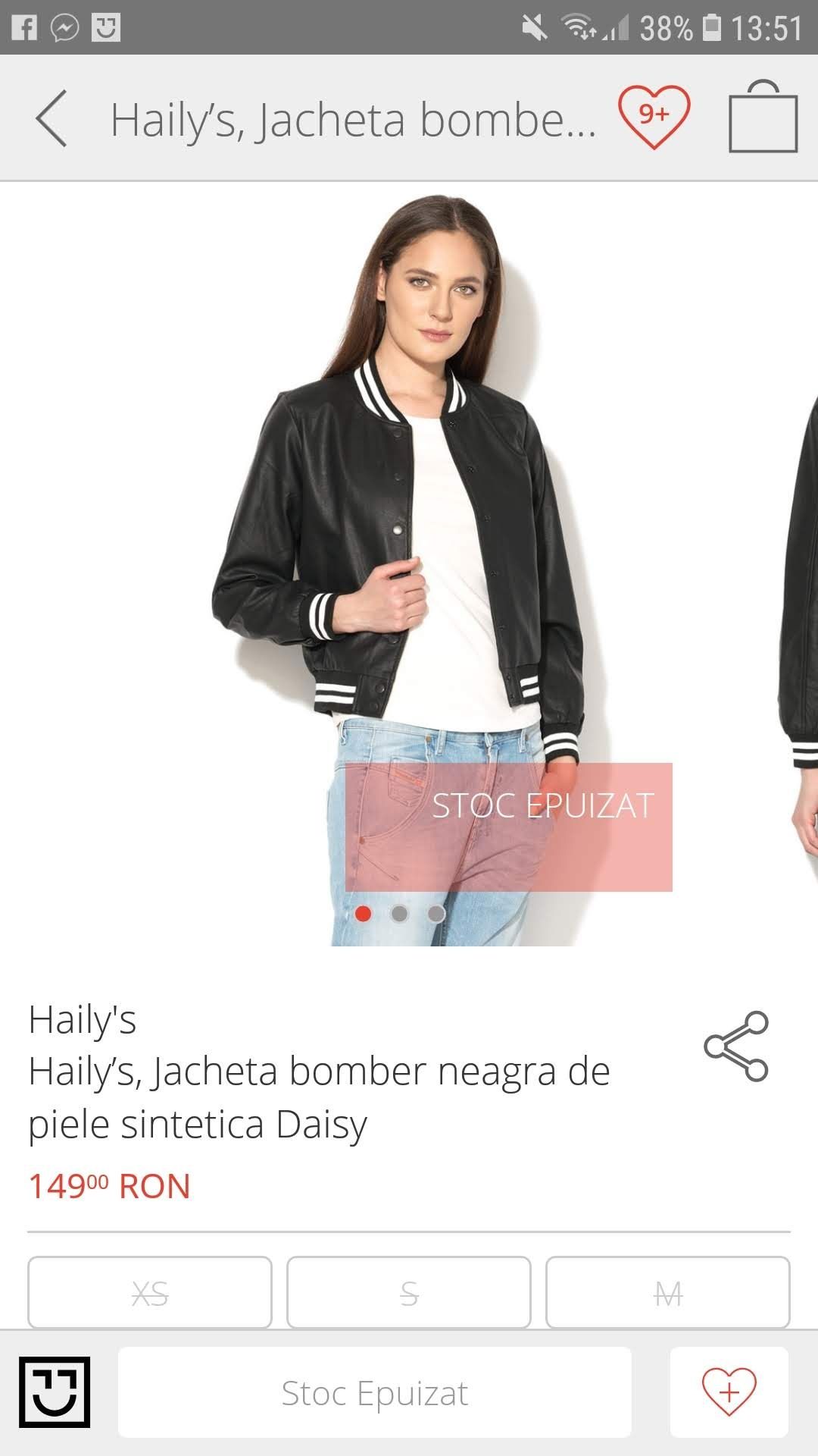 Geaca bomber piele sintetica