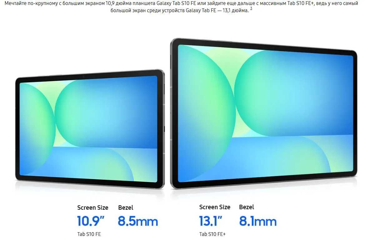 Samsung Galaxy Tab S10 FE vs Tab S10 FE Plus