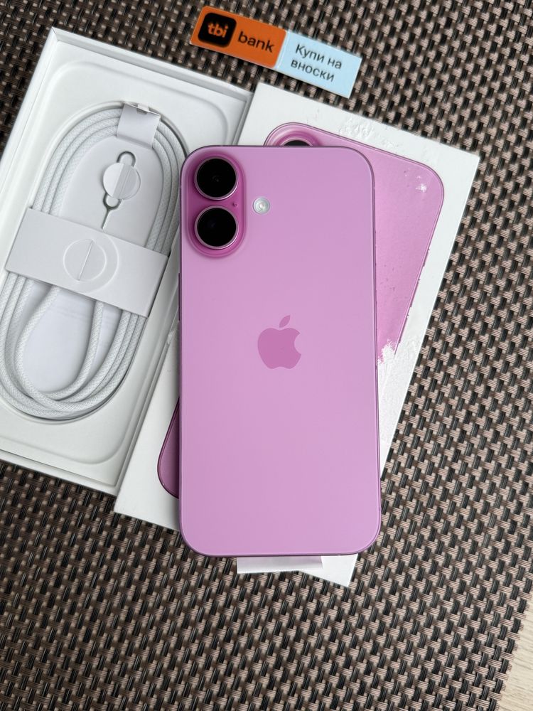 НОВ! /*ЛИЗИНГ*/ IPhone 16 / 128Gb Pink  ГАРАНЦИЯ Айфон