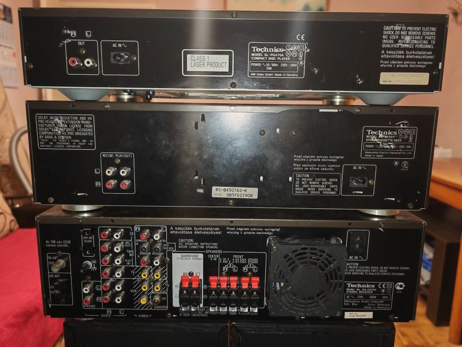 Technics /Linie audio/Amplituner/Deck/CD player/Boxe.