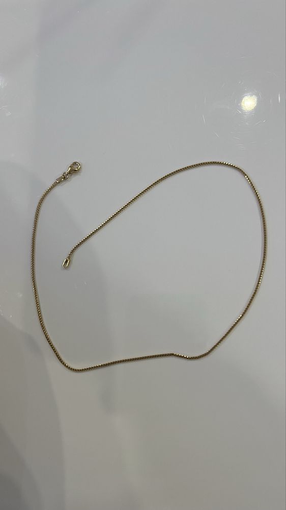 Lanț aur galben 18k nou. Greutate:4,5g, Lungime:40cm, Grosime:1,3mm