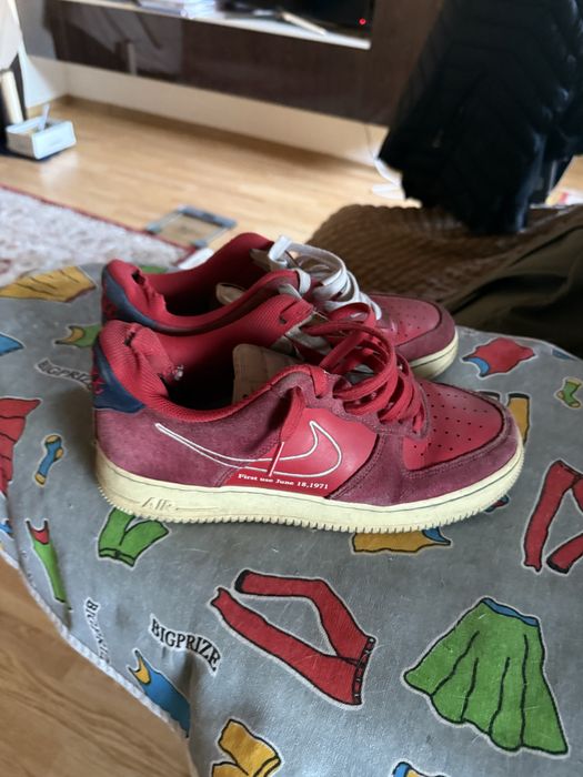 Vand air force 1 red