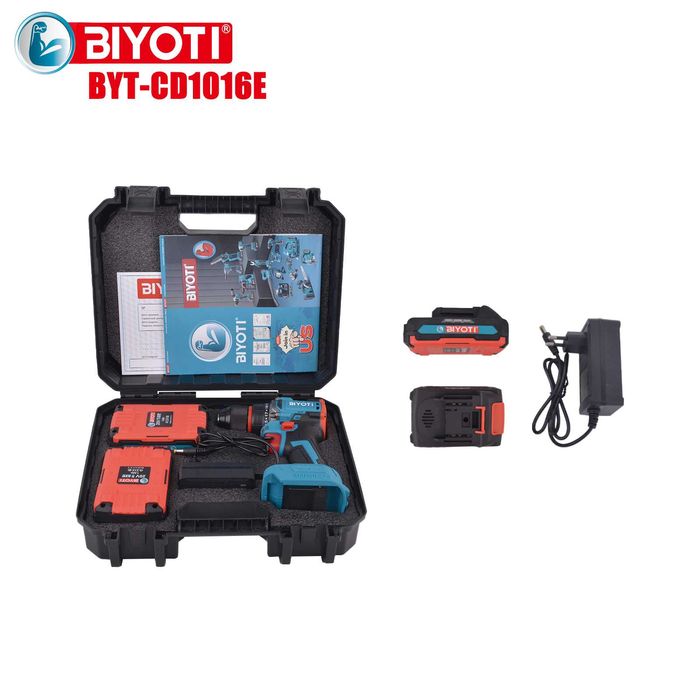 Шуруповерт аккумуляторный Biyoti BYT-CD1016E | 20 В | 40 Н·м | 10 мм