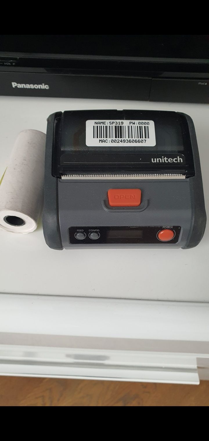 Imprimanta mobila Unitech SP319, 203 DPI, USB, Bluetooth,