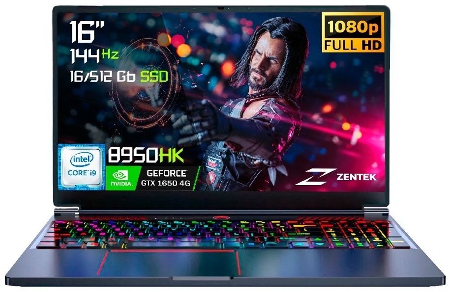 Продам игровой ноутбук i9 GTX1650 4gb