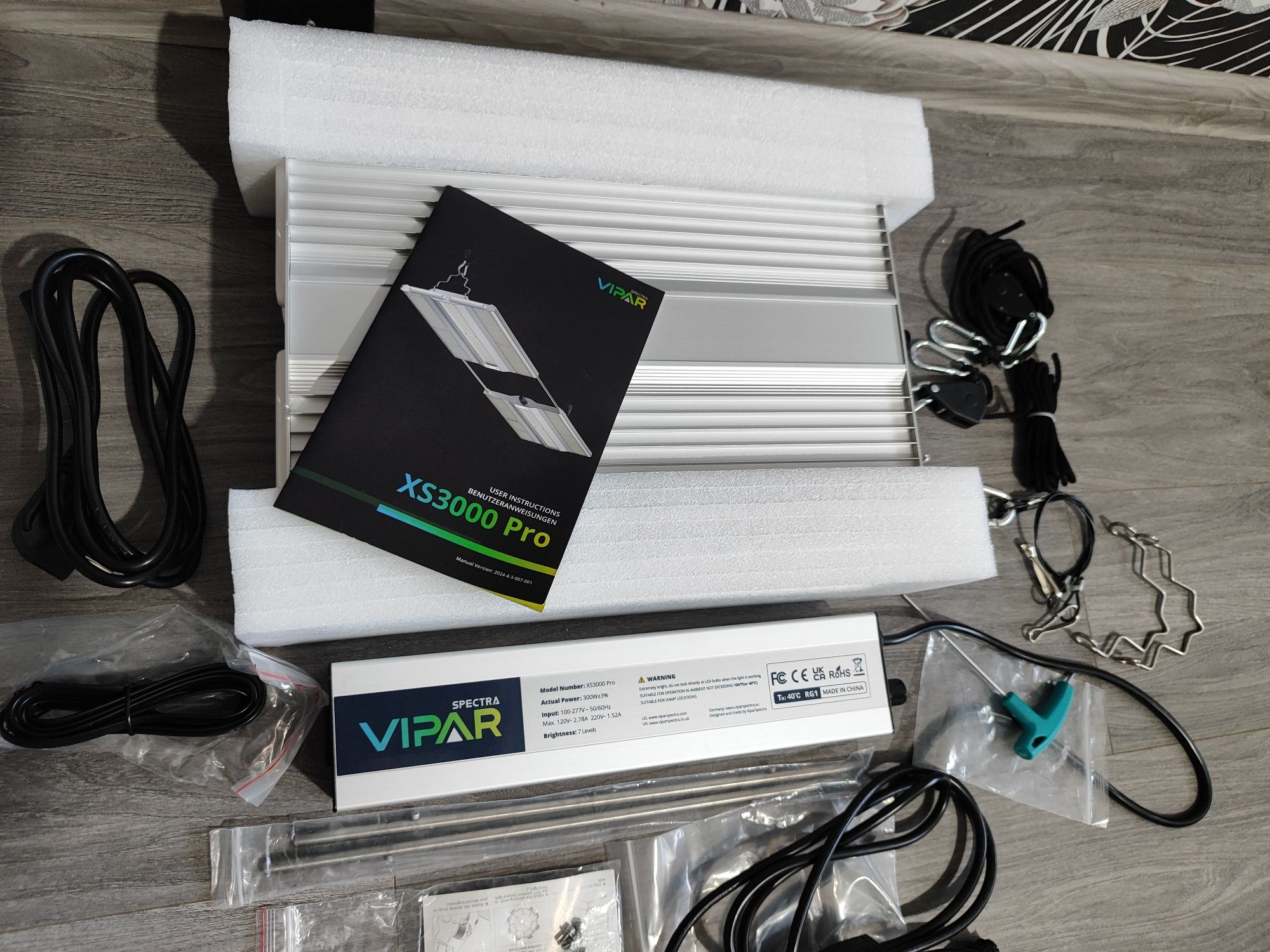 ПРОМО ! VIPARSPECTRA XS3000 Pro / професионална LED лампа за растения