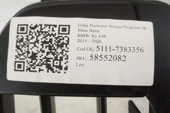Grila Proiector Stanga Originala In Stare Buna BMW  X1  F48 [2015 - 20