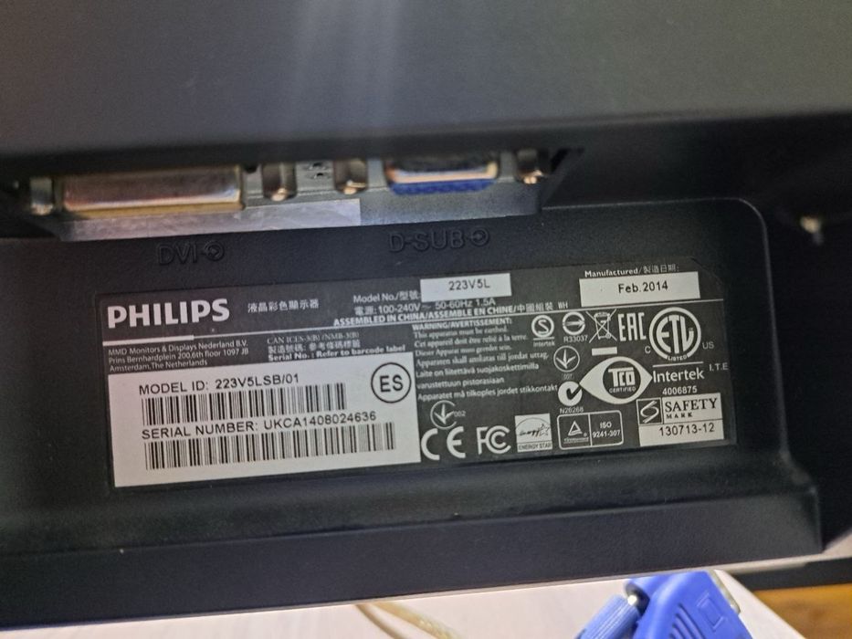 Продается мини-ПК Lenovo + монитор Philips | Оперативная память 8 ГБ