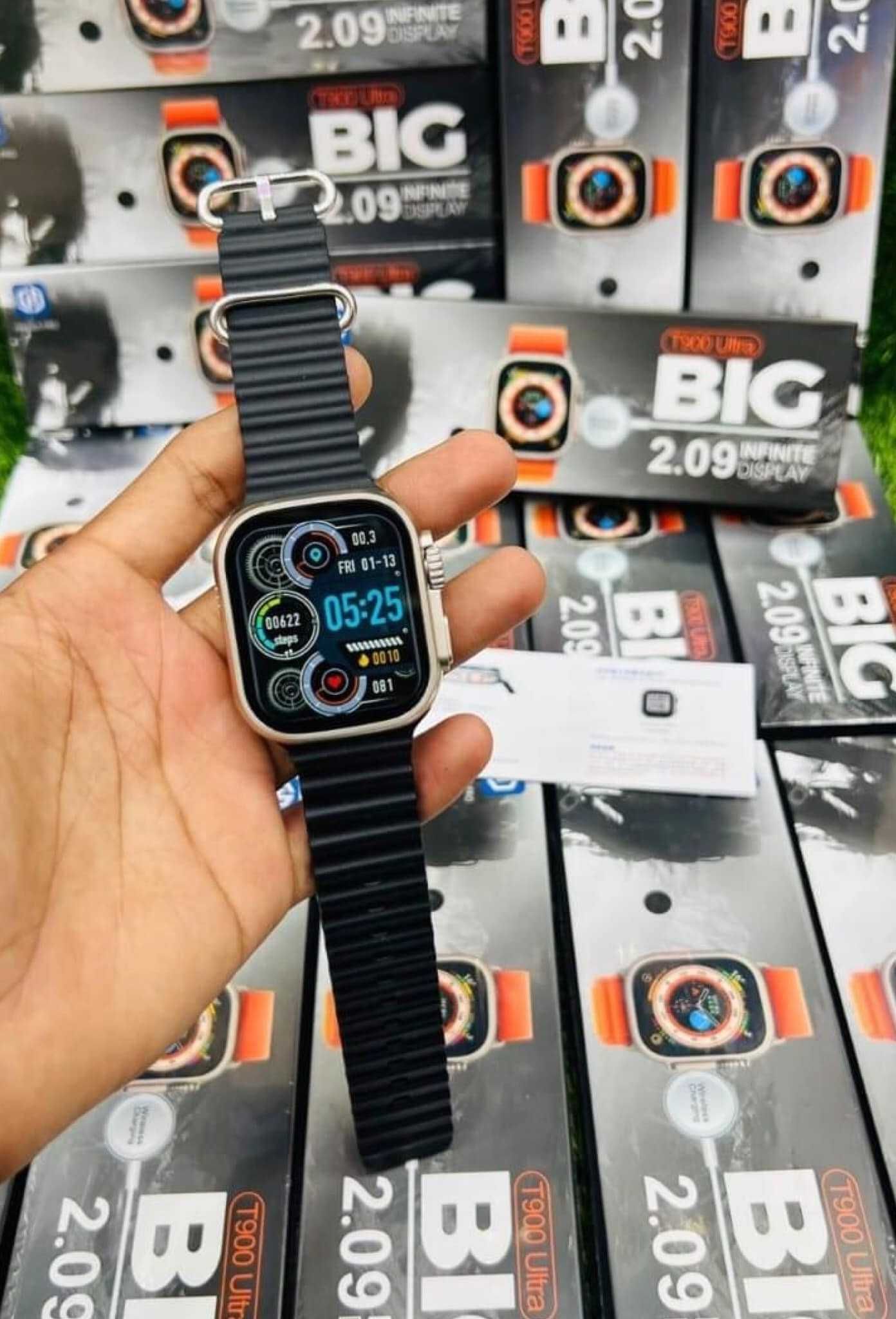Смарт часовник T900 Ultra, Series 8,Touch Screen, Пулс,Кръвно налягане