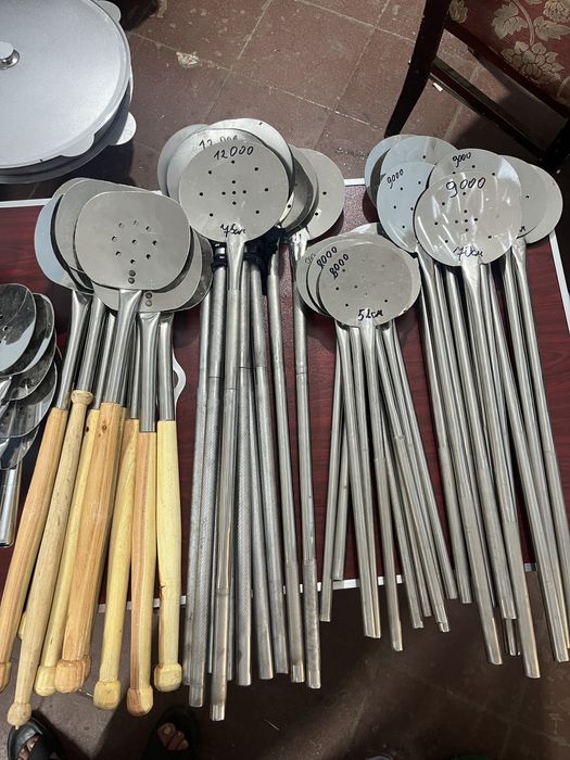 Кекпыр Шумовка для плова ручная работа Нержавейка