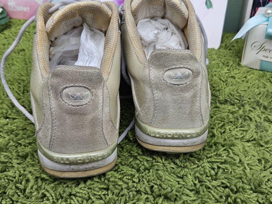 All Rounder немски кецове от кожа