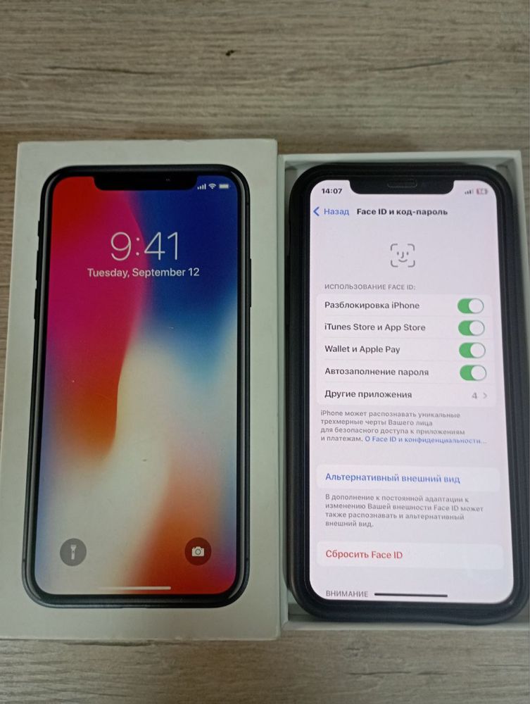 Iphone X 64gb yomkost 74