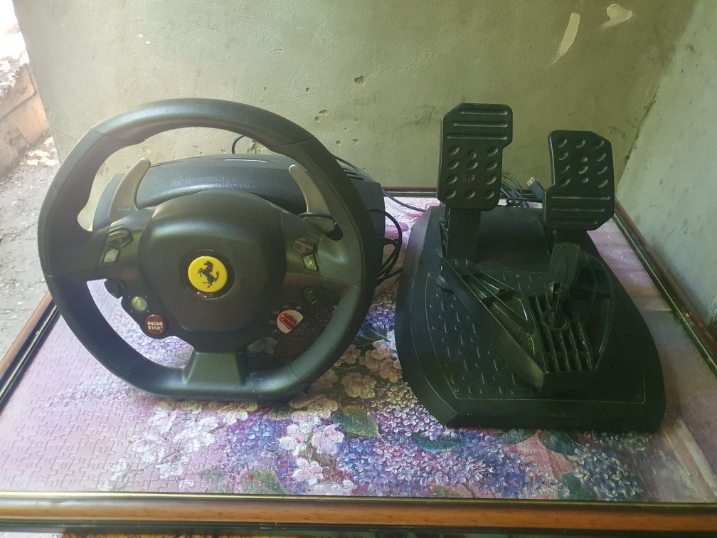 Thrustmaster ferrari 458 волан с педали
