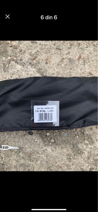 Lanseta  black cat wild catz spin si mulinete fin nor sportfisher 640