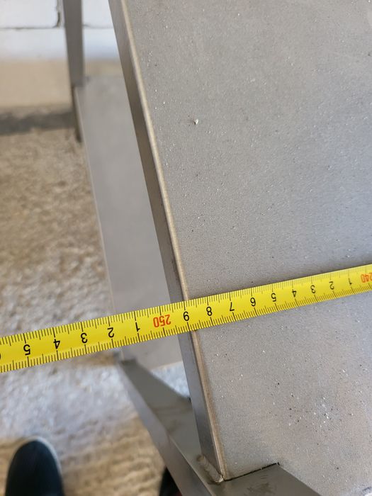 Vand raft din inox pentru bucatarie / camera frigorifica